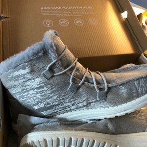 Hey Dudes LEA FUR GREY high tops